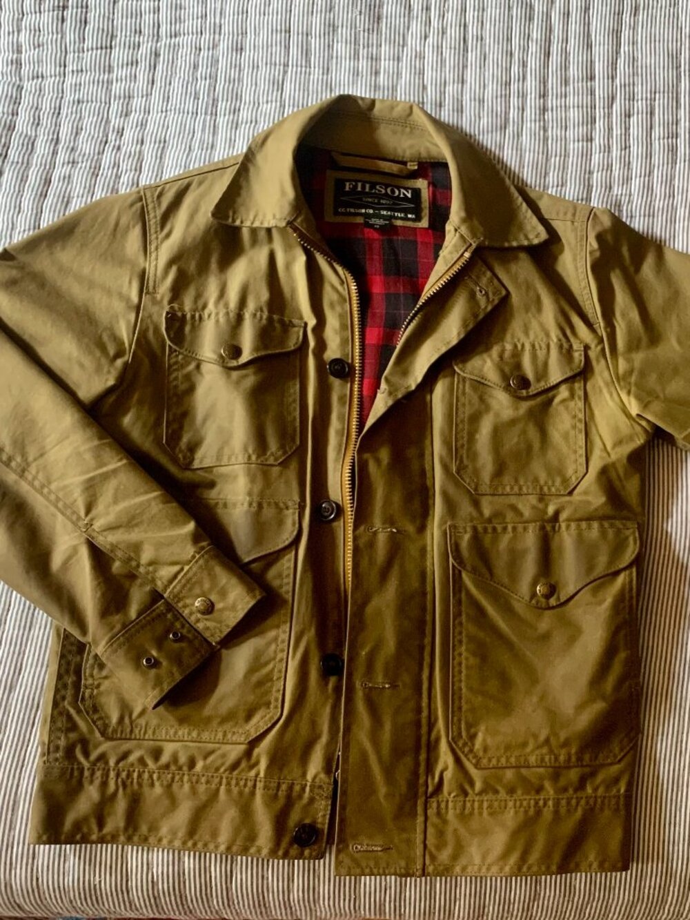 Filson Tin Cloth Cruiser Jacket